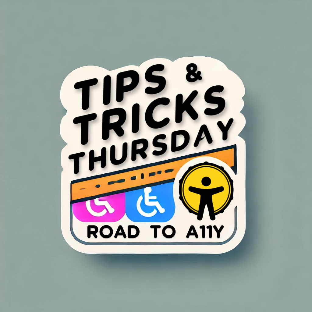 Tips & Tricks Thursday Logo